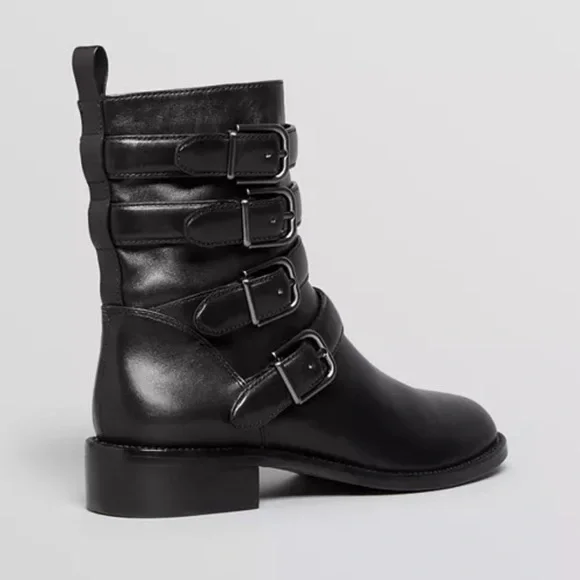 Black Moto Boot - Picture 3 of 10